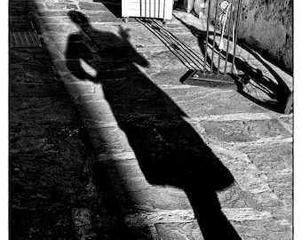 Shadow // Crete, Greece // Fine Art Photograph // Greek Isles // Rethymnon // Abstract Art // Christmas Gift