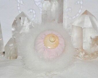 French Swan's Down Houppette, Powder Puff, Early 1900's, Paris, France ..