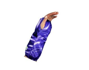 Fashionable Arm Cast Cover in Purple Multi-Color for Short Arm Cast