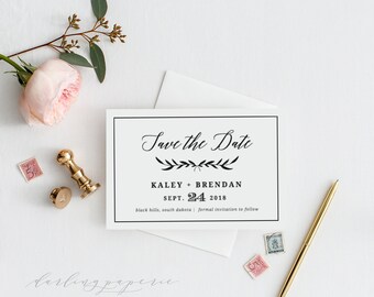 save the date postcard templates