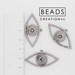 Micro Pave Evil Eye Charm,Gunmetal Evil Eye Pendant,Amulet Charm,Pave CZ Evil Eye Charms, Handmade Jewelry Supply 36X11mm