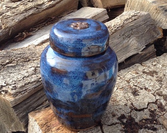 Blue Heaven Dog Urn Up to 25 lbs