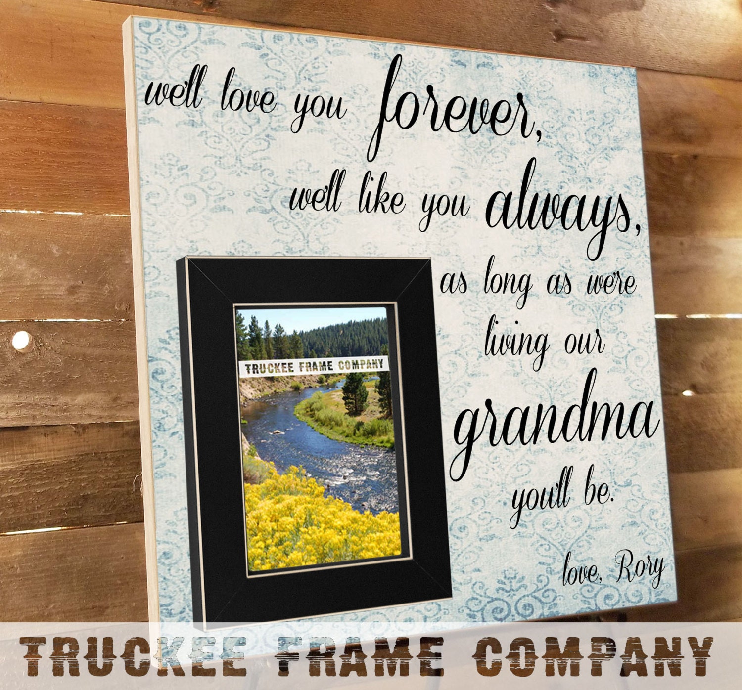 Mothers Day Frame I Ll Love You Forever Grandma Gift Zoom