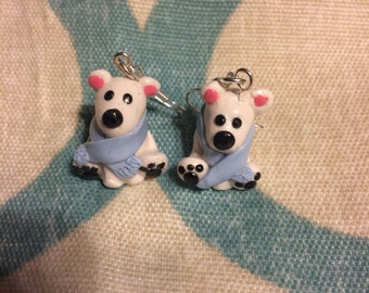 Warm clay polar bears