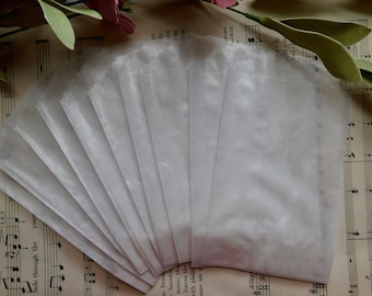 Small Glassine Bags - Set Of 15