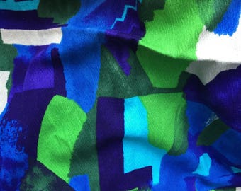 Gorgeous Mid Century Modern barkcloth like fabric
