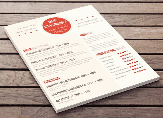 Custom typeset resume