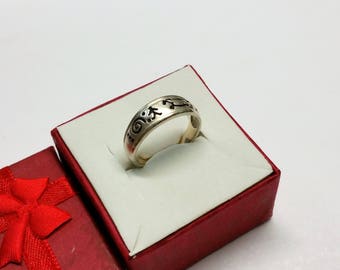 19 mm ring 925 Silver symbol Indian jewelry SR958