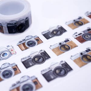 SALE!! Cameras Tape/Deco Masking Tape/Planner Sticker/ Scrapbook Tape/ Deco tape TZ2257