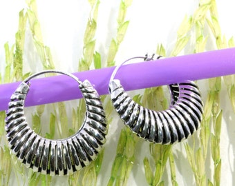 Hoops 925 sterling silver -- 1082