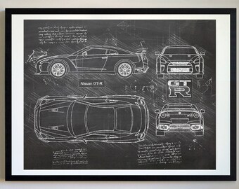 Nissan r35 blueprint