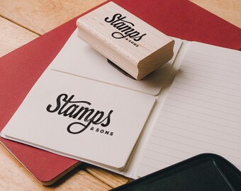The Original Custom Rubber Stamp, Custom Art Stamp, Custom Logo Stamp, Self-Inking Stamp