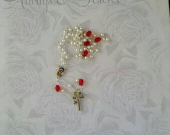 5 Decade Rosary Handmade Catholic Rosary unique Rosary baptism gifts#designer rosary prayer beads 1 of kind Rosary