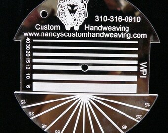 You saw it on Abby's site-Spinning Control Card and Wraps Per Inch Gauge -