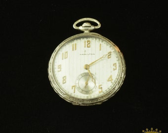Rare Hamilton Masterpiece 18kt Gold
