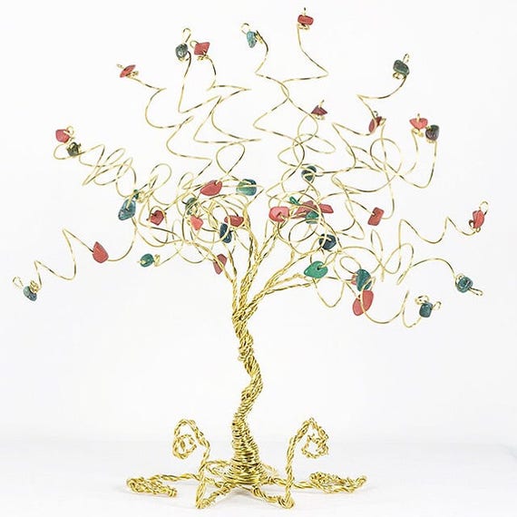 Wire Tree Business Card Holder