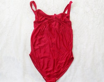 Prenatal Swimsuit, XL, Anita swimsuit, Pregnant, red swimsuit, bathing suit, onepiece swimsuit, european fashion, vintage, 80s fashion