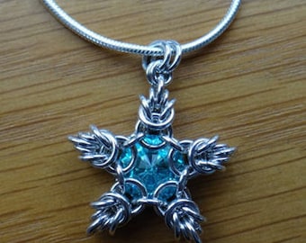 Sparkler Pendant Tutorial - Chainmaille