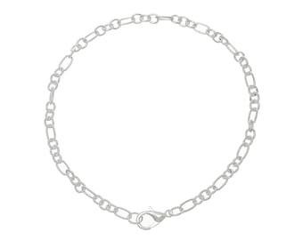 5 Link Chain Bracelets Bright Silver Terrific Quality Perfect