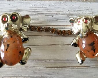 Vintage Elephant Sweater/Scarf Clip