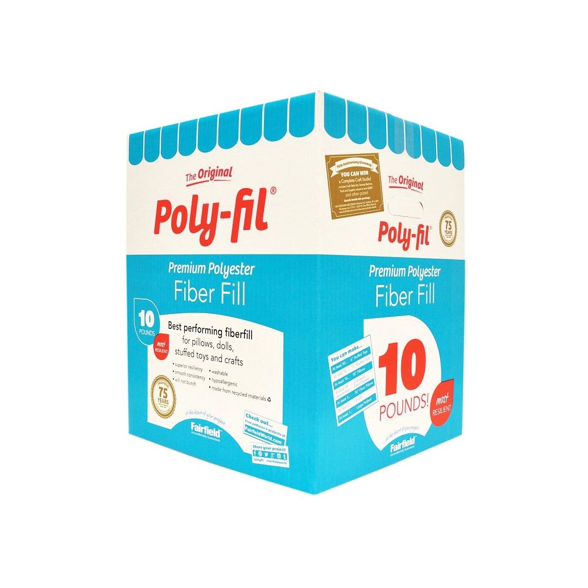 poly fill 10 pounds