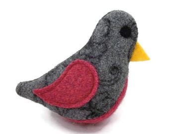 Birds of a Sweater Catnip Cat Toy - Gray and Pink
