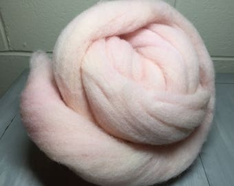 Pink Fizz - Hand Dyed Domestic Wool - Spin, Felt, Card!