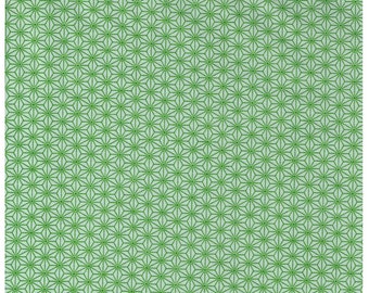 HALF YARD - STOF Fabrics - Asanoha Design Green Colorway - Quilters Basic Harmony Collection 4520-806