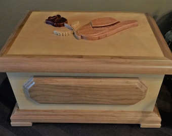 Companion Urn, Wood Cremation Urn, Companion Cremation Urn