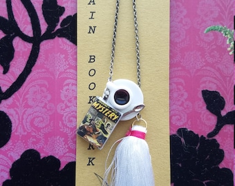 Mystery Genre Coffee Cup Chain Bookmark