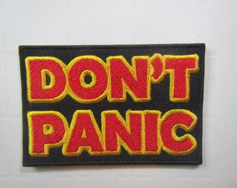 Don’t Panic - Hitchhiker’s Guide to the Galaxy - Iron on Patch