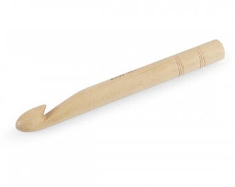 KnitPro Jumbo Birch Single Ended Crochet 20 mm