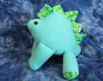 Spring Colored Stegosaurus Plush