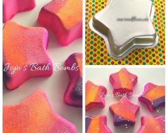 TWINKLE TWINKLE Bath Bomb Mold, Metal, 4.25" at the widest, 1.25" deep, Two Wild Hares