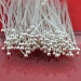 200pcs Silver plated Brass Ball End Head Pin 40mm-22g ----Q0048