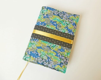 A5 'Kimono' Planner Cover, Diary, Journal, Notebook Cover, Removable Fabric Cover, Fits Hobonichi Cousin, Japanese Cotton Fabric, UK Seller