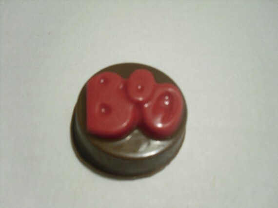 Chocolate Covered Oreos Halloween Boo
