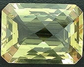 18x13 checkerboard emerald cut citrine gemstone