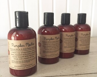 Pumpkin Mocha Body Lotion - Coconut Milk & Aloe Body Lotion with Cocoa Butter