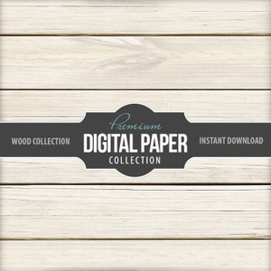 Digital Photography Backdrop Paper - Digital Background White Wash Rustic Wood - Wood Background Paper 12x12 - Printable INSTANT DOWNLOAD