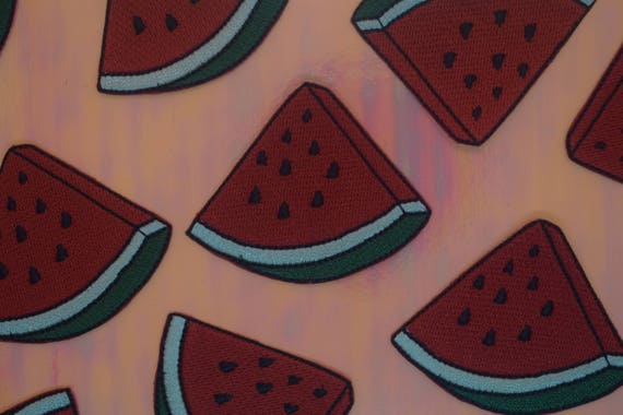 Watermelon Slice Iron on Patch