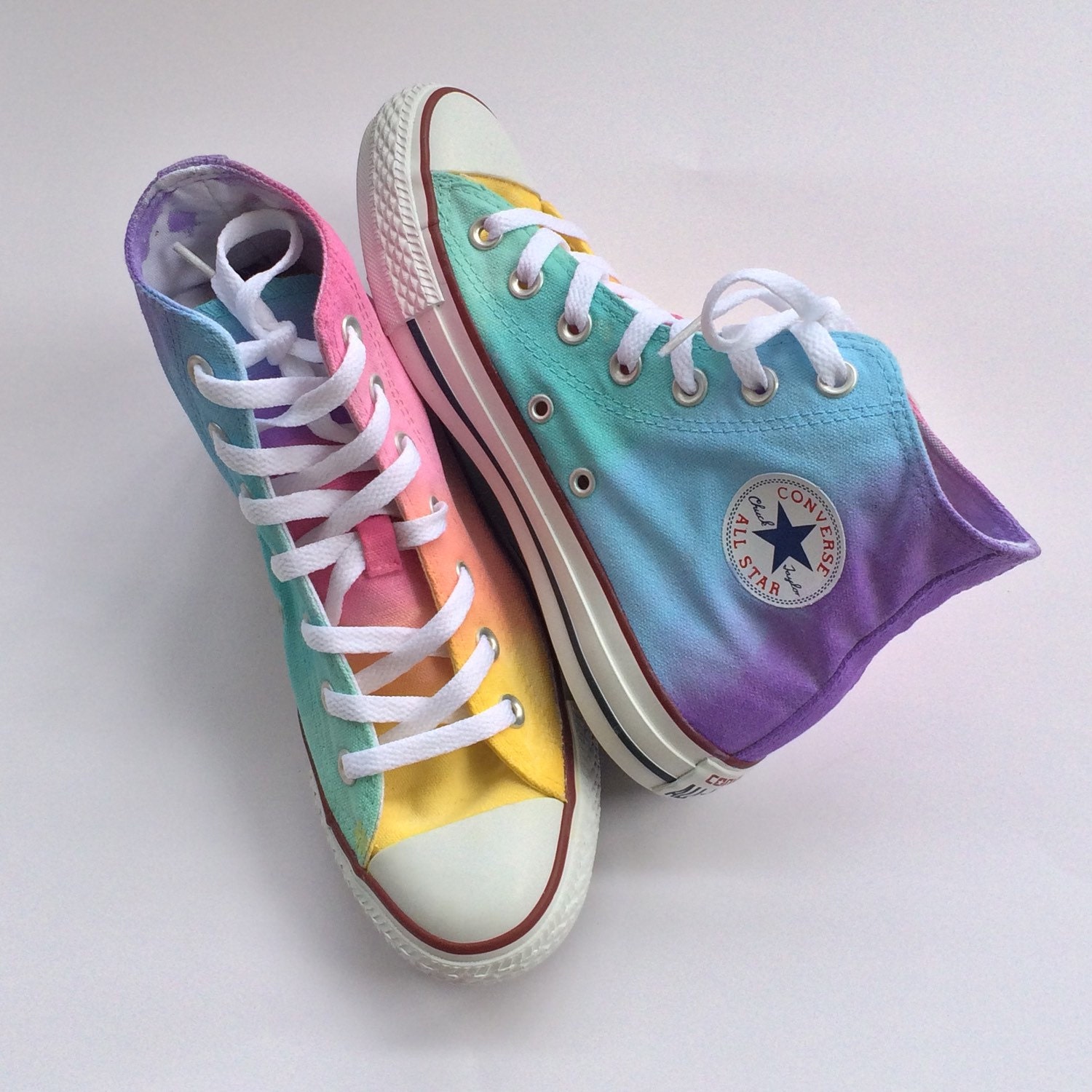 purple tie dye converse