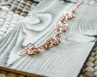Handcrafted Copper Egyptian Coil Bracelet