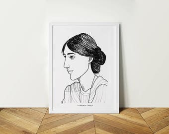 Portrait Virginia Woolf.