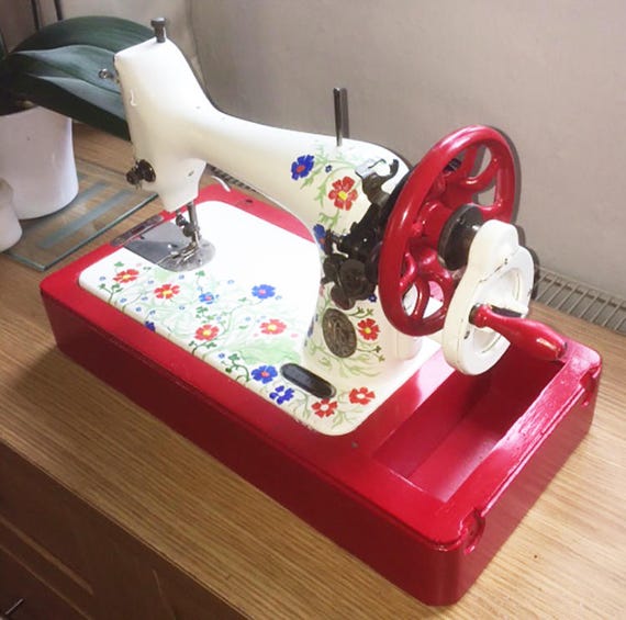Upcycled Singer sewing machine