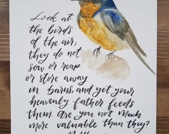 Original watercolor 'Barn Swallow'