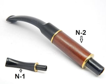 Stem, Mouthpiece Replacement for tobacco smoking pipe