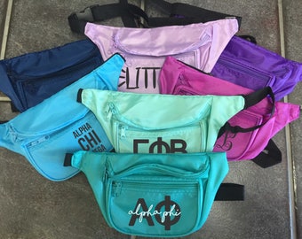 Custom Design Fanny Pack. Monogram. Sorority. Big/Little. Bride Squad.