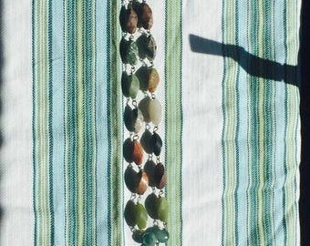 Earthy Stone Bead Necklace