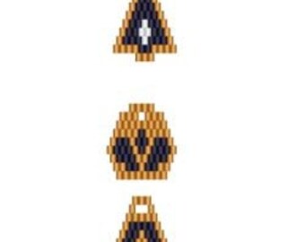 Ear Rings 3 again, pattern for brick or peyote